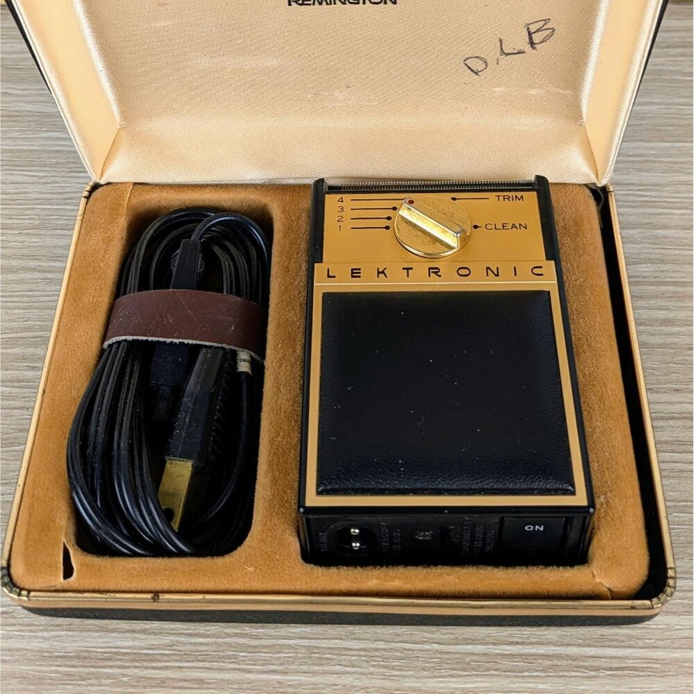 Vintage Remington Lektronic 201 Electric Shaver – Made in France